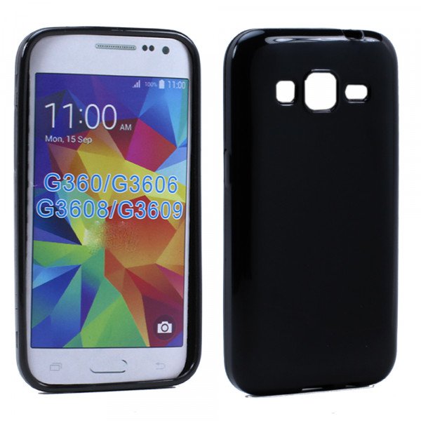 Wholesale Samsung Galaxy Prevail LTE G360 TPU Gel Soft Case (Black)